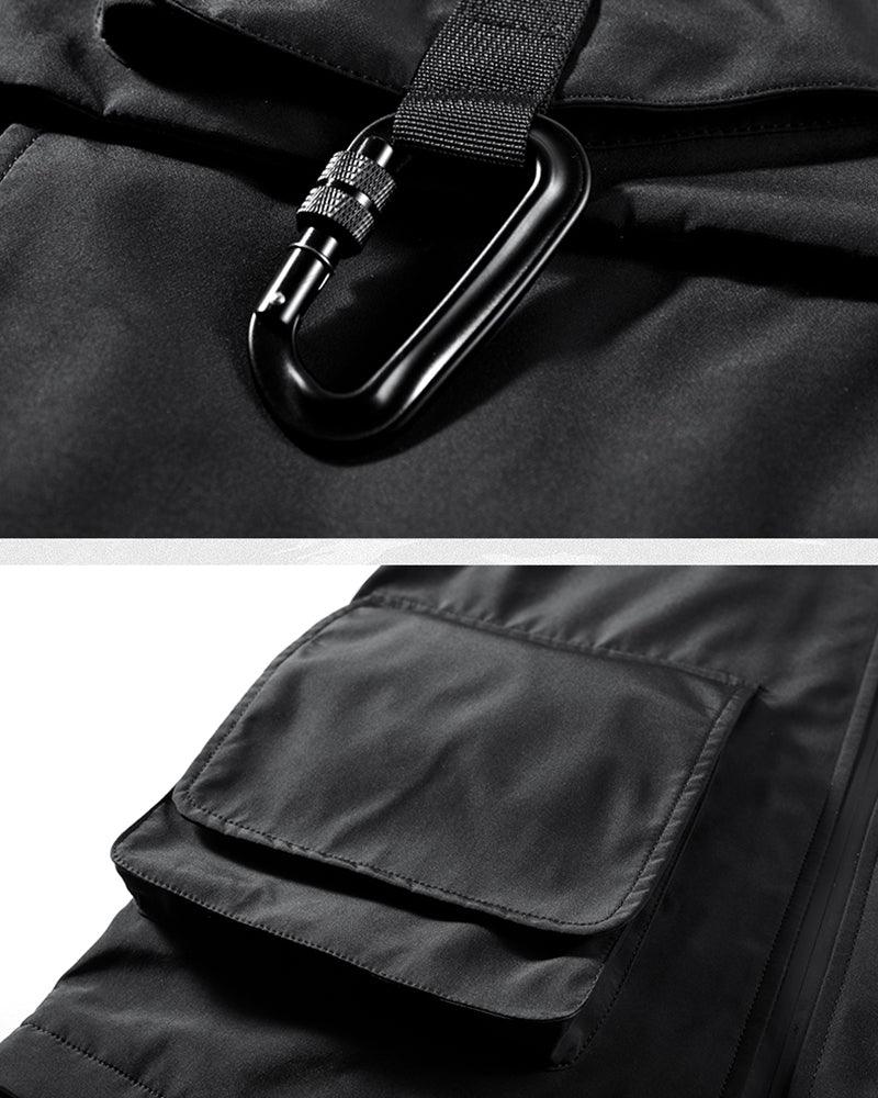Veste d'Hiver Cargo Toutes Saisons -  veste techwear - Veste d'Hiver Cargo Toutes Saisons Confortable