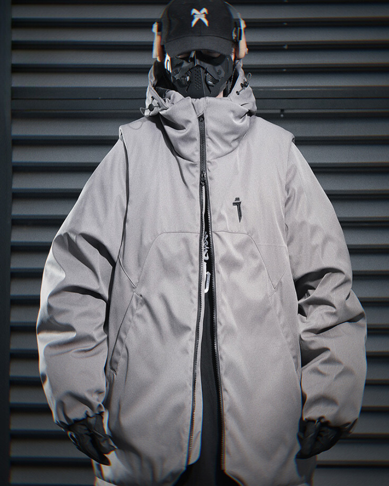 Veste d'Hiver Polyvalente avec Manches -  manches amovibles - Veste d'Hiver Polyvalente avec Manches Amovibles