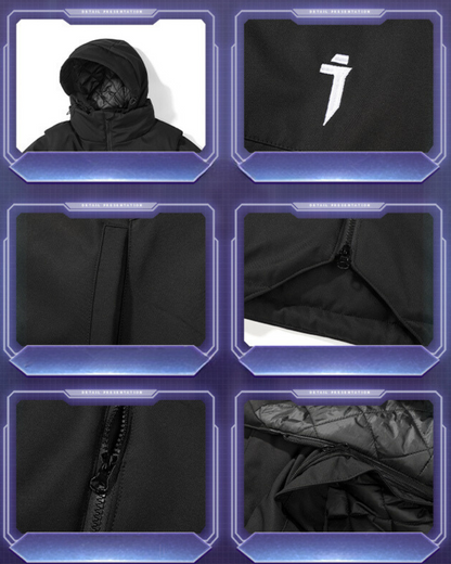 Veste d'Hiver Polyvalente avec Manches - veste d'hiver - Veste d'Hiver Polyvalente avec Manches Amovibles