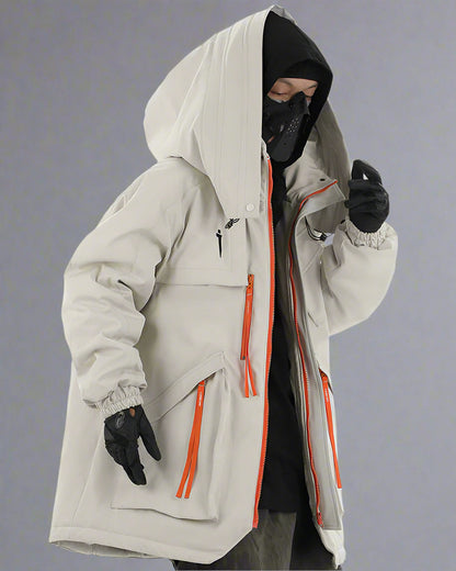 Veste d'hiver urbaine toutes saisons -  urbain - Veste d'hiver urbaine techwear pour un style moderne