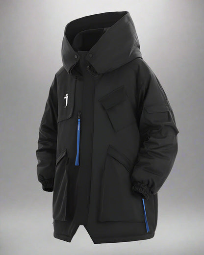 Veste d'hiver urbaine toutes saisons -  veste confortable et durable - Veste d'hiver urbaine techwear pour un style moderne