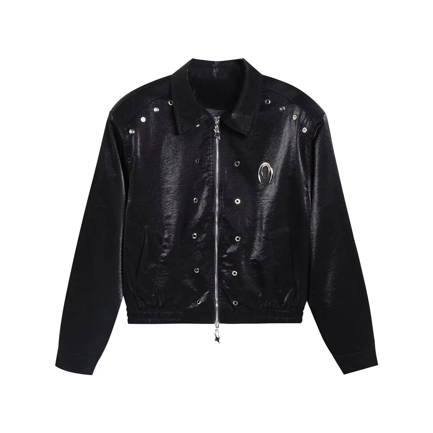Veste en Cuir Y2K - veste cuir - Veste en cuir Y2K : audace et style intemporel