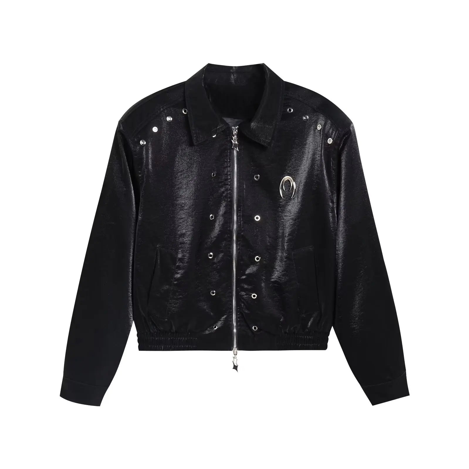 Veste en Cuir Y2K - veste cuir - Veste en cuir Y2K : audace et style intemporel