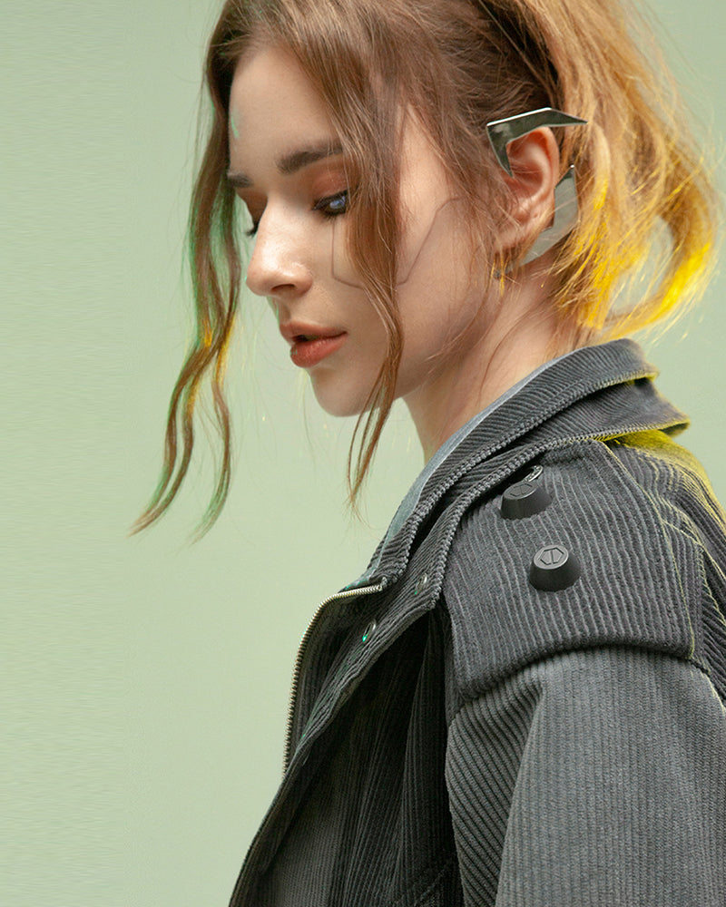 Veste en Velours Côtelé pour Rebelles -  style rebelle - Veste en velours côtelé pour un style urbain moderne