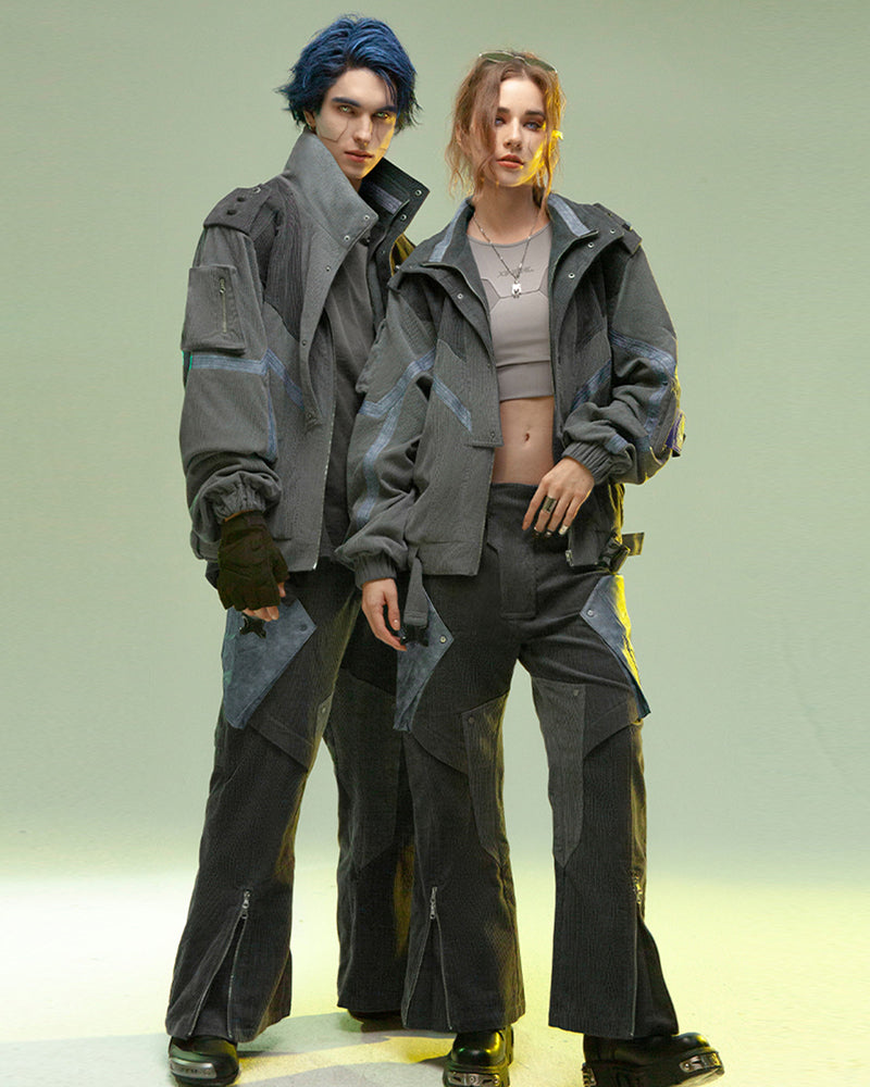 Veste en Velours Côtelé pour Rebelles - veste - Veste en velours côtelé pour un style urbain moderne