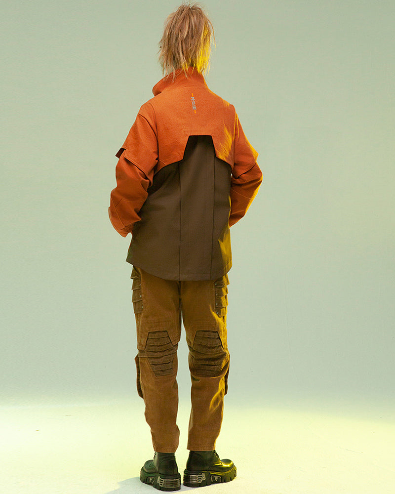 Veste Multi-Poche Haute Technologie -  veste ample - Veste Multi-Poche Techwear Confortable et Futuriste