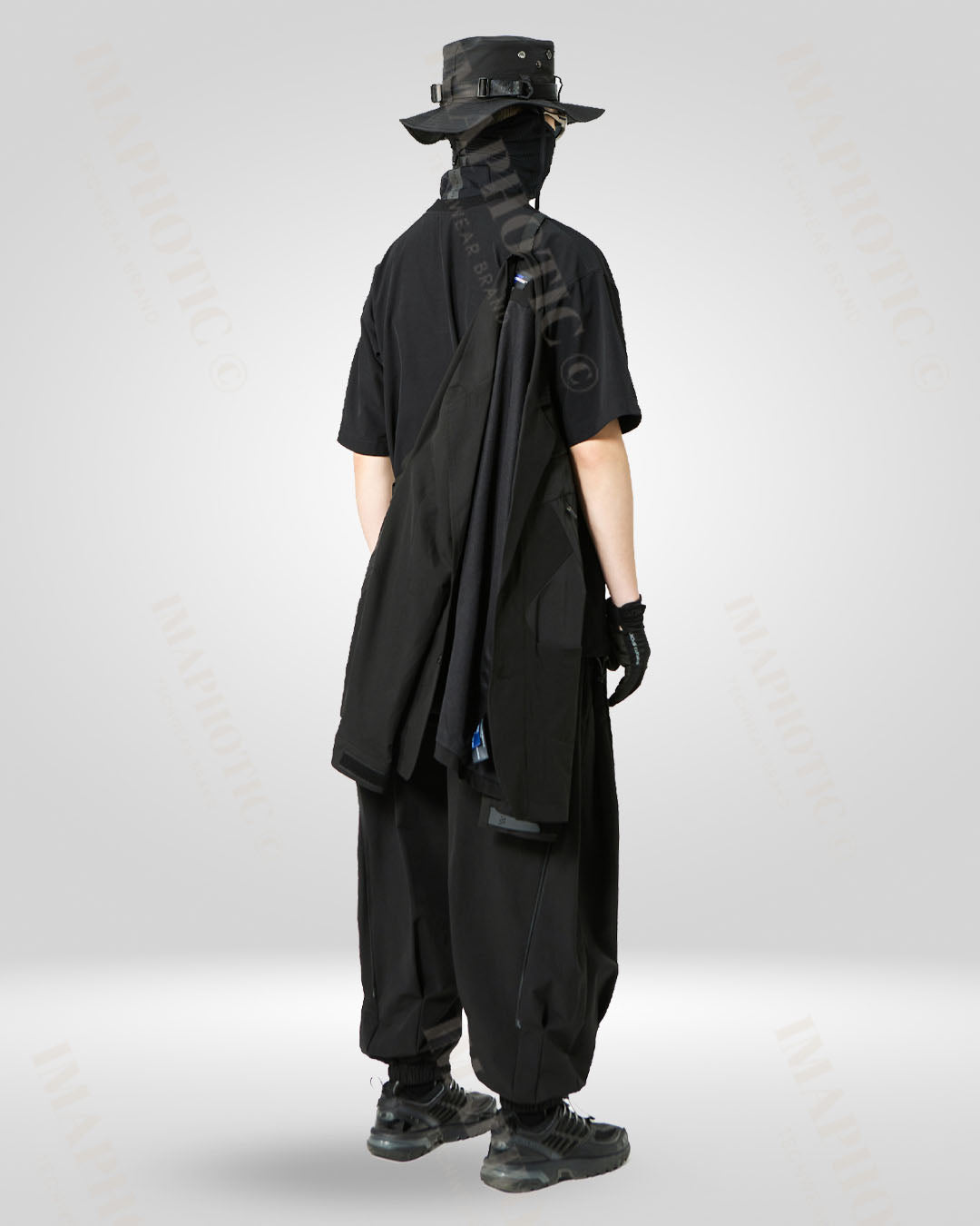 Veste Oversize Tactique en Bold -  mode de superposition - Veste Oversize Tactique Imperméable pour un Style Polyvalent