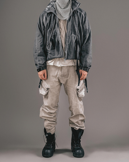 Veste à Poches Nostalgique en Couches -  coton durable - Veste Nostalgique à Poches pour un Style Vintage