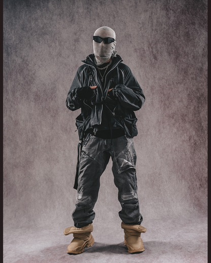 Veste à Poches Nostalgique en Couches -  style urbain - Veste Nostalgique à Poches pour un Style Vintage