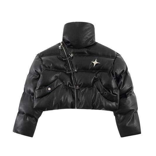 Veste Puffer Gothique - veste chic - Veste Puffer Gothique : Élégance et Esprit Rebelle