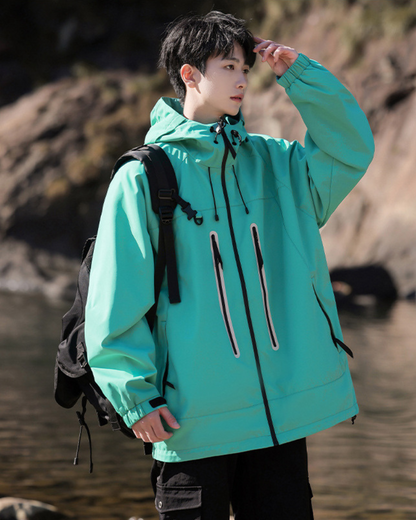 Veste Réfléchissante Prête pour l'Aventure -   camping - Veste Réfléchissante Légère pour Aventures Extérieures