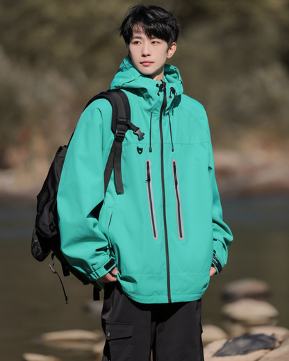 Veste Réfléchissante Prête pour l'Aventure -   camping - Veste Réfléchissante Légère pour Aventures Extérieures
