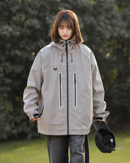 Veste Réfléchissante Prête pour l'Aventure -  veste coupe-vent - Veste Réfléchissante Légère pour Aventures Extérieures