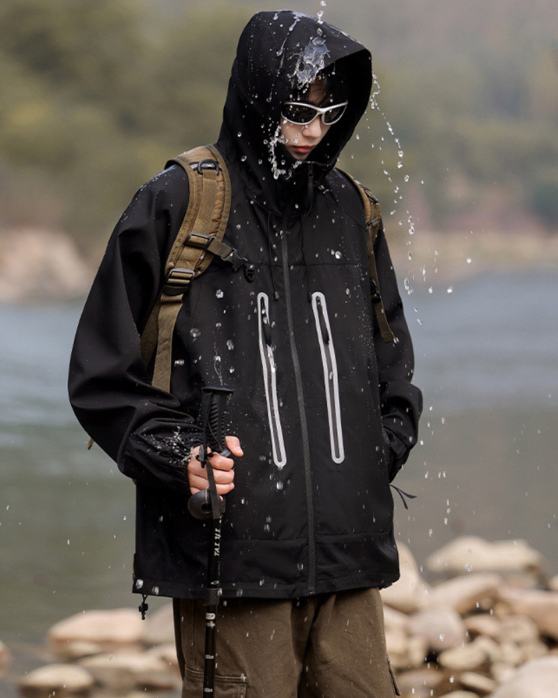 Veste Réfléchissante Prête pour l'Aventure -  veste coupe-vent - Veste Réfléchissante Légère pour Aventures Extérieures