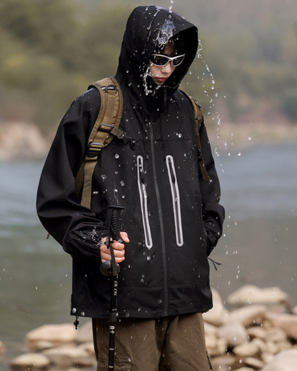Veste Réfléchissante Prête pour l'Aventure -  veste coupe-vent - Veste Réfléchissante Légère pour Aventures Extérieures
