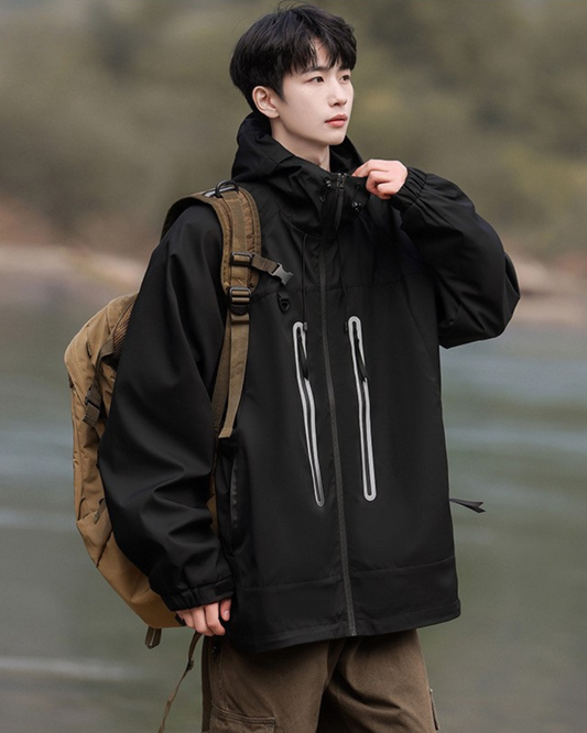 Veste Réfléchissante Prête pour l'Aventure - veste légère et résistante - Veste Réfléchissante Légère pour Aventures Extérieures