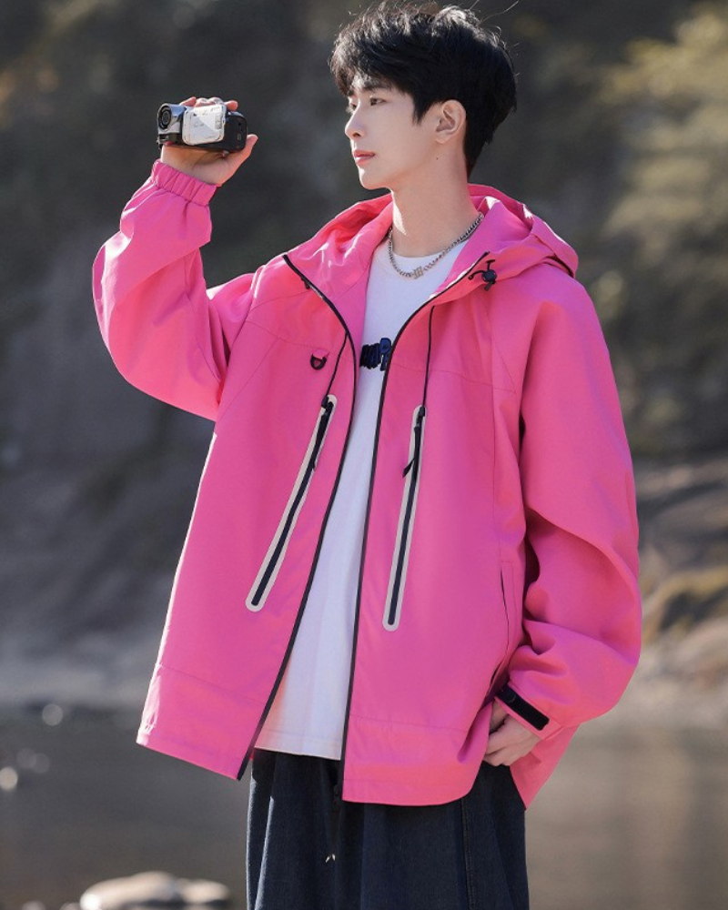 Veste Réfléchissante Prête pour l'Aventure - veste légère et résistante - Veste Réfléchissante Légère pour Aventures Extérieures
