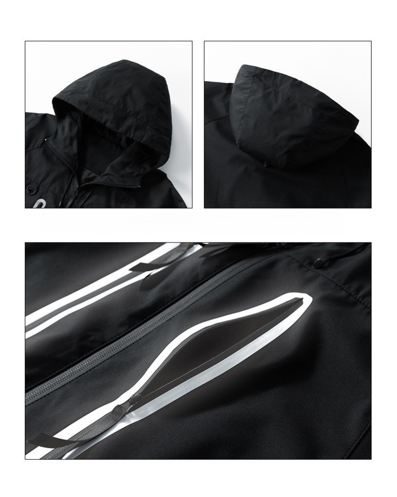 Veste Réfléchissante Prête pour l'Aventure -  veste unisexe - Veste Réfléchissante Légère pour Aventures Extérieures