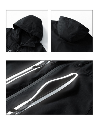 Veste Réfléchissante Prête pour l'Aventure -  veste unisexe - Veste Réfléchissante Légère pour Aventures Extérieures