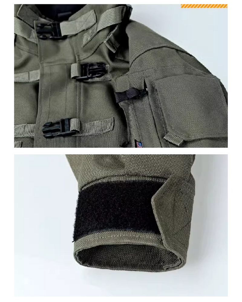 Veste Tactique Multi-Fonctionnelle -  style militaire moderne - Veste Tactique Multi-Fonctionnelle pour Usage Urbain
