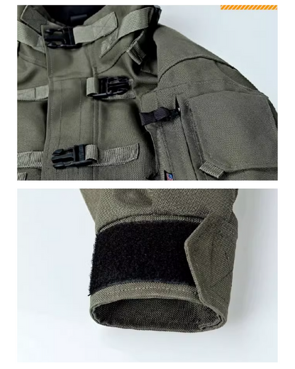 Veste Tactique Multi-Fonctionnelle -  style militaire moderne - Veste Tactique Multi-Fonctionnelle pour Usage Urbain