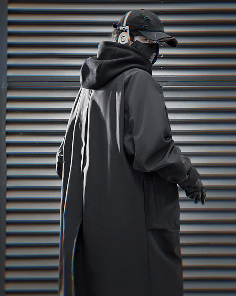 Veste Tech à Capuche Adaptable -  col détachable - Veste à Capuche Adaptable au Style Moderne