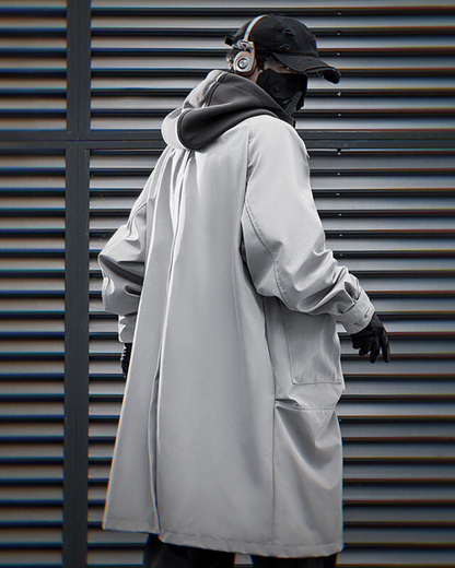 Veste Tech à Capuche Adaptable -  look urbain - Veste à Capuche Adaptable au Style Moderne