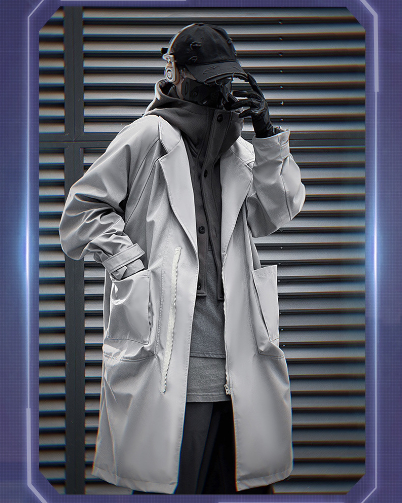 Veste Tech à Capuche Adaptable -  style moderne - Veste à Capuche Adaptable au Style Moderne