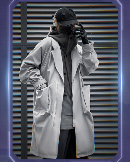 Veste Tech à Capuche Adaptable -  style moderne - Veste à Capuche Adaptable au Style Moderne