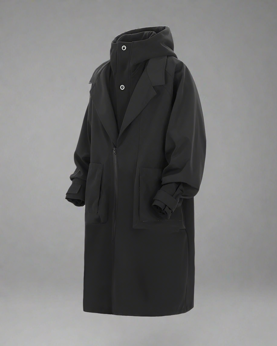 Veste Tech à Capuche Adaptable -  veste confortable - Veste à Capuche Adaptable au Style Moderne
