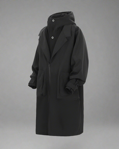 Veste Tech à Capuche Adaptable -  veste confortable - Veste à Capuche Adaptable au Style Moderne