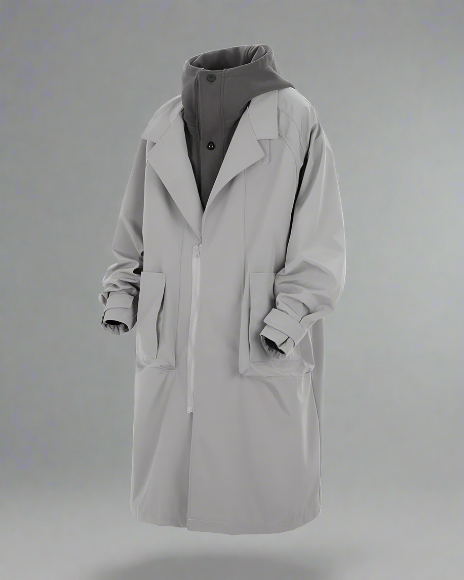 Veste Tech à Capuche Adaptable -  veste en polyester - Veste à Capuche Adaptable au Style Moderne