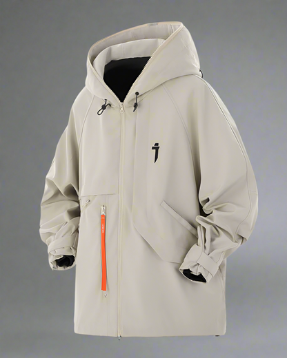 Veste Tech Poche Toutes Saisons -  taille veste tech - Veste Tech Poche Toutes Saisons pour un style décontracté