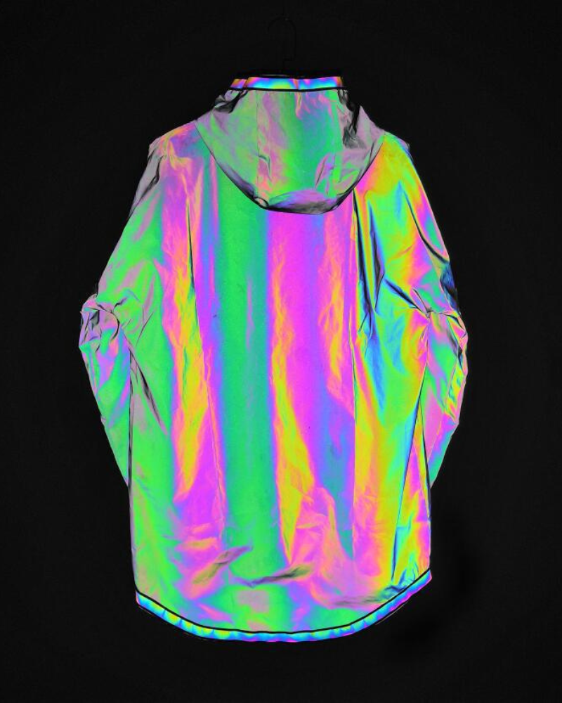 Veste Tech Réfléchissante Accrocheuse -  veste à capuche - Veste Techwear Réfléchissante pour un Style Urbain