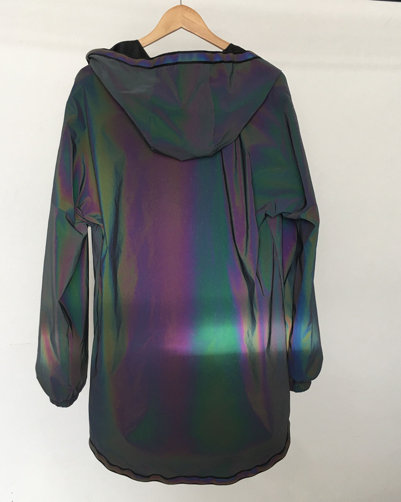 Veste Tech Réfléchissante Accrocheuse -  veste réfléchissante - Veste Techwear Réfléchissante pour un Style Urbain
