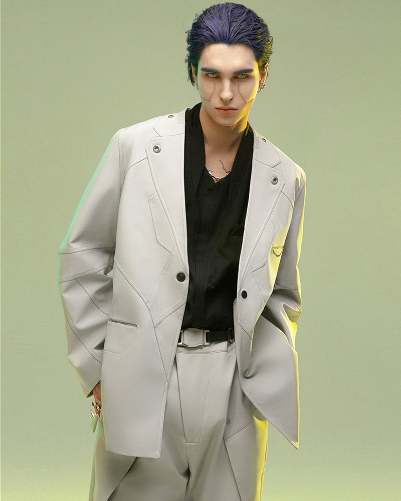 Veste Tech Suit à Boucle Magnétique -  mode contemporaine - Veste Tech Suit à Boucle Magnétique pour un Confort Optimal