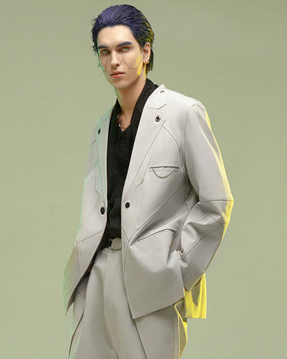 Veste Tech Suit à Boucle Magnétique -  techwear - Veste Tech Suit à Boucle Magnétique pour un Confort Optimal