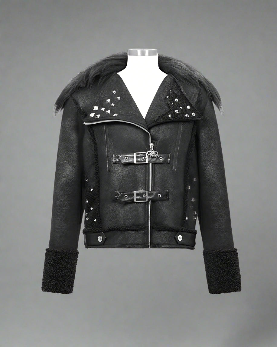 Veste Technique Hivernale Ajustée -  techwear - Veste Hivernale Ajustée en Polyester pour Techwear