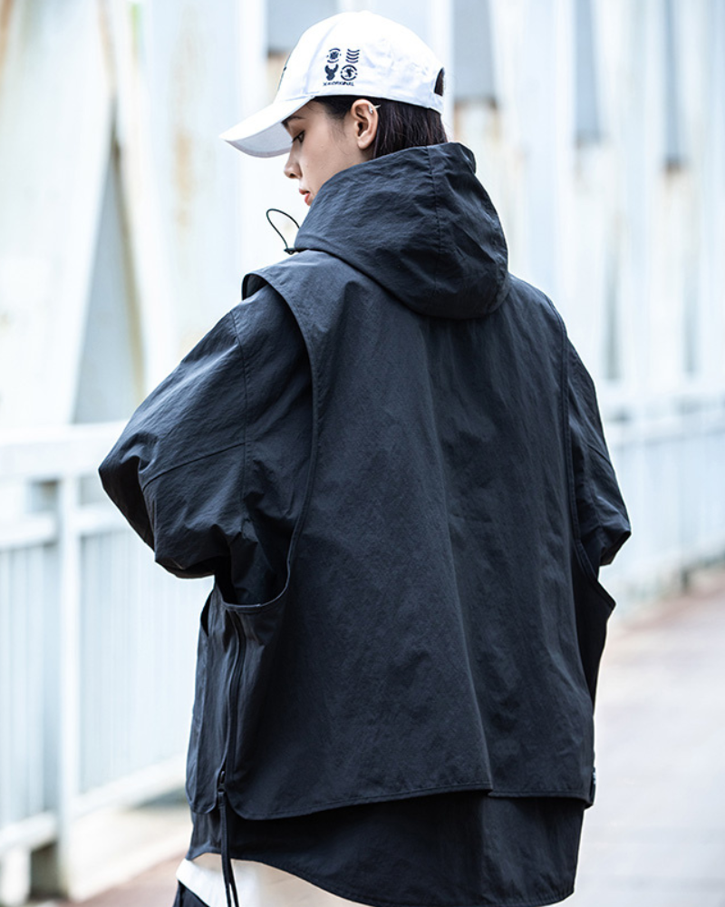 Veste Technique Polyvalente -  spandex - Veste Technique Polyvalente en Nylon et Spandex