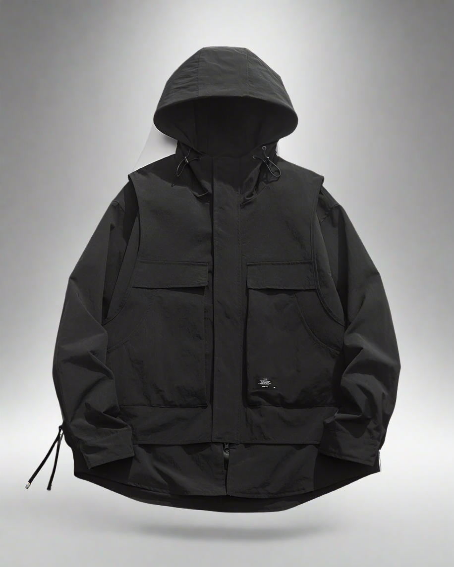 Veste Technique Polyvalente -  techwear - Veste Technique Polyvalente en Nylon et Spandex