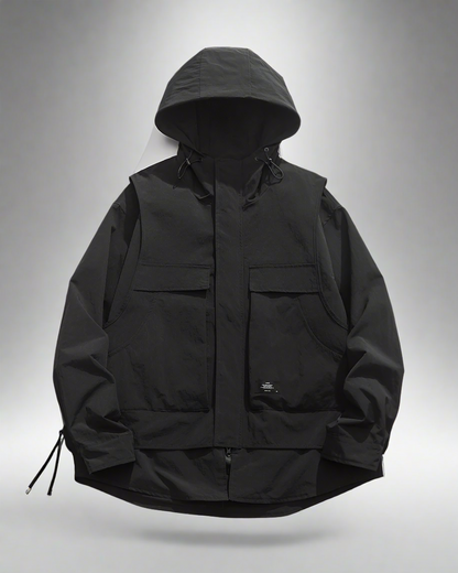 Veste Technique Polyvalente -  techwear - Veste Technique Polyvalente en Nylon et Spandex