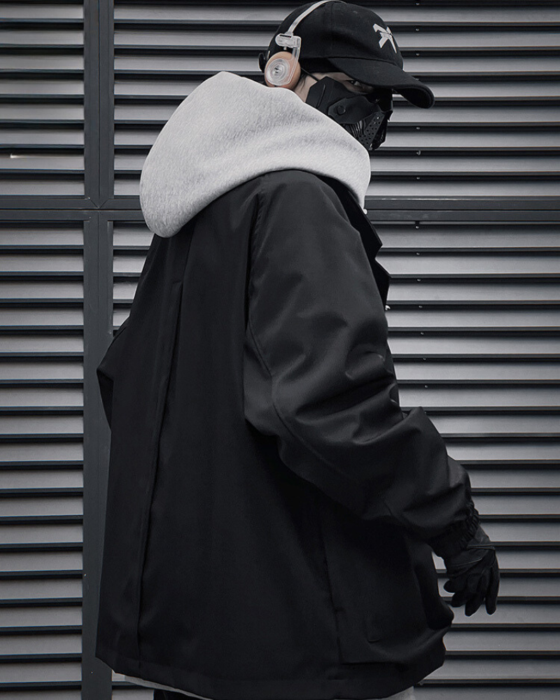 Veste Unisexe Chic Zippée -  techwear - Veste Unisexe Chic Zippée au style techwear moderne