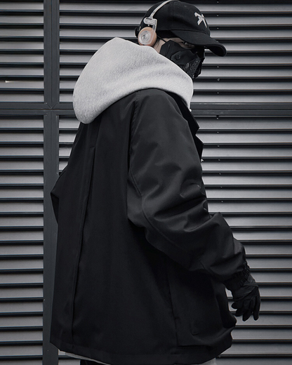 Veste Unisexe Chic Zippée -  techwear - Veste Unisexe Chic Zippée au style techwear moderne