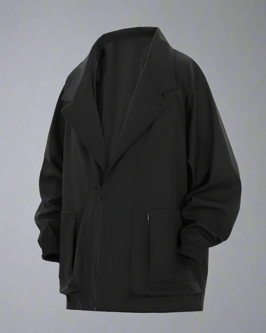 Veste Unisexe Chic Zippée - veste - Veste Unisexe Chic Zippée au style techwear moderne