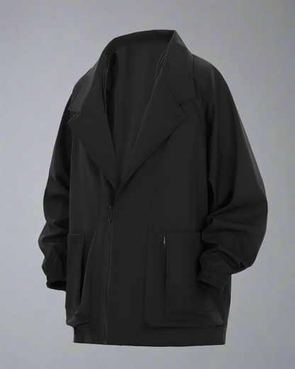 Veste Unisexe Chic Zippée - veste - Veste Unisexe Chic Zippée au style techwear moderne