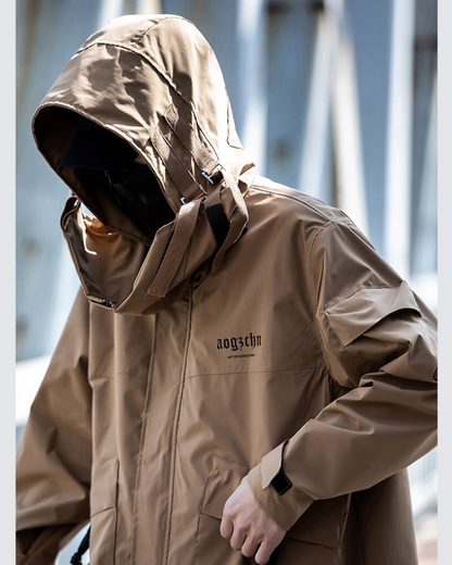 Veste Unisexe Transformable Duo -  veste techwear élégante - Veste unisexe transformable design techwear