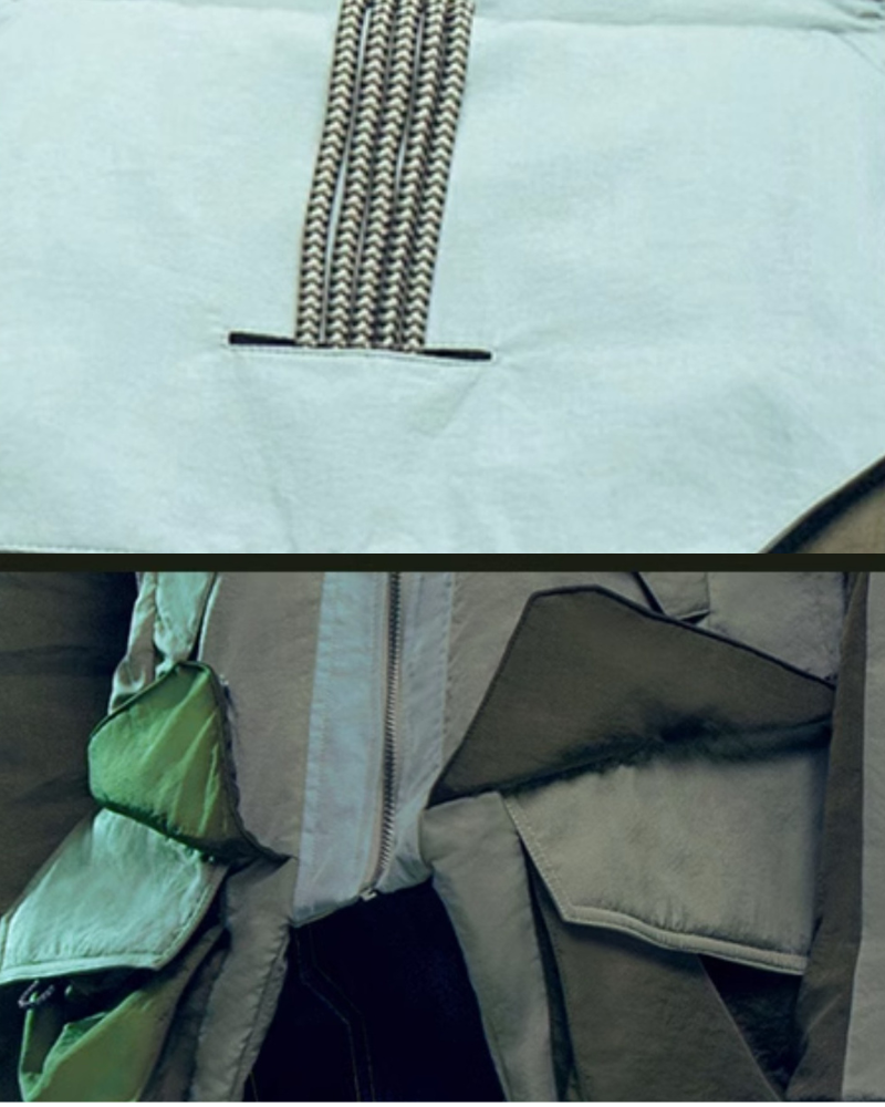 Veste Urbaine Futuriste de Hacker -  futuriste - Veste Urbaine Futuriste Inspirée par le Techwear