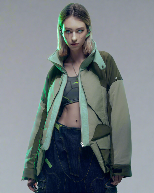 Veste Urbaine Futuriste de Hacker - veste - Veste Urbaine Futuriste Inspirée par le Techwear