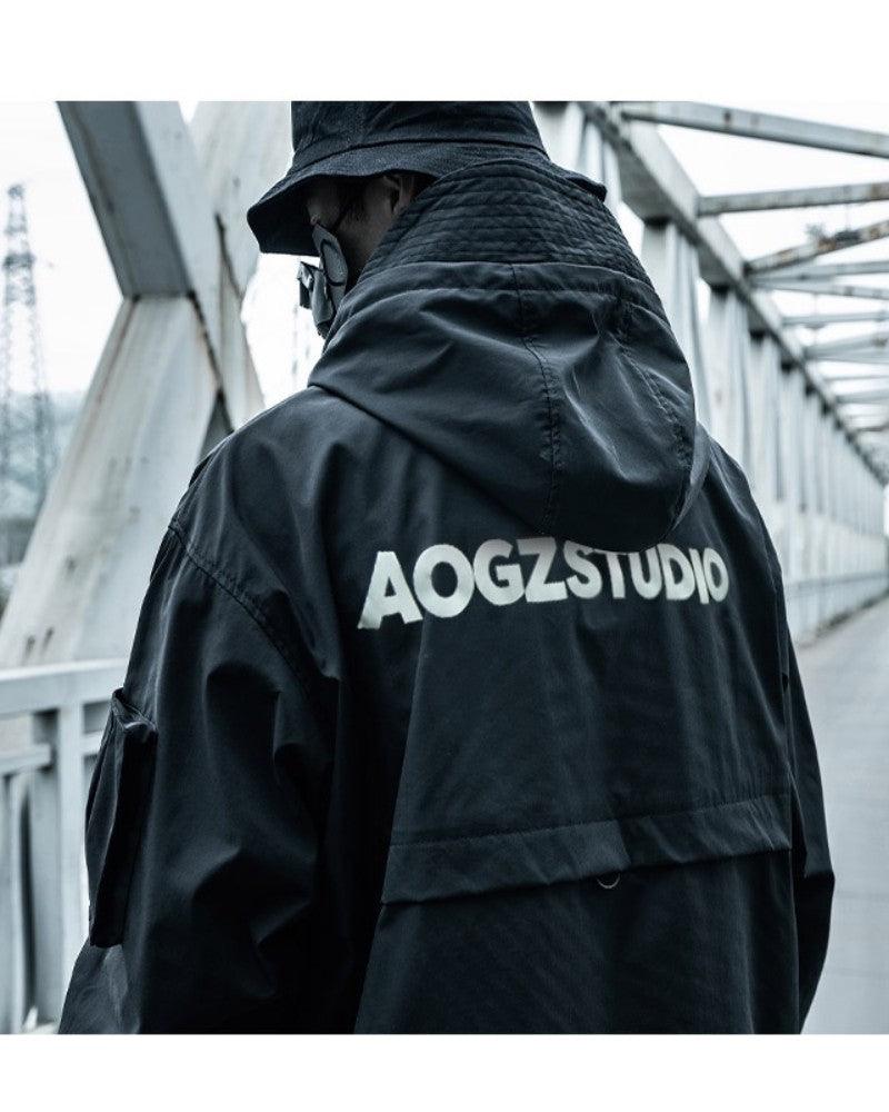 Veste Urbaine Élégante -  noir - Veste Urbaine Élégante en Noir avec Poche Kangourou
