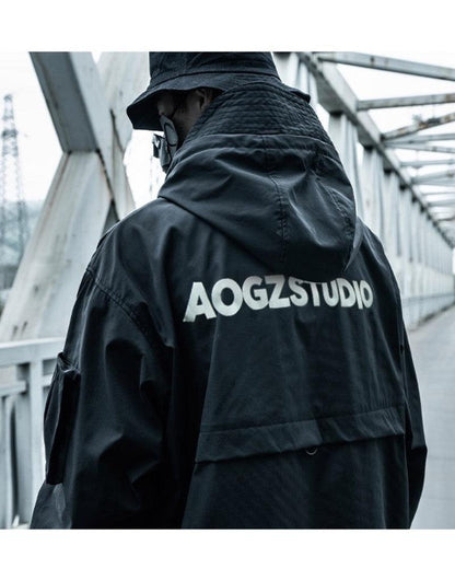 Veste Urbaine Élégante -  noir - Veste Urbaine Élégante en Noir avec Poche Kangourou